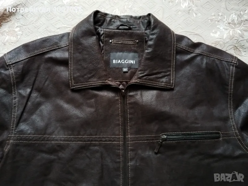 Мъжки кожени якета  BIAGGINI и FLORENCE'S LEATHER - размер XL/XXL, снимка 1