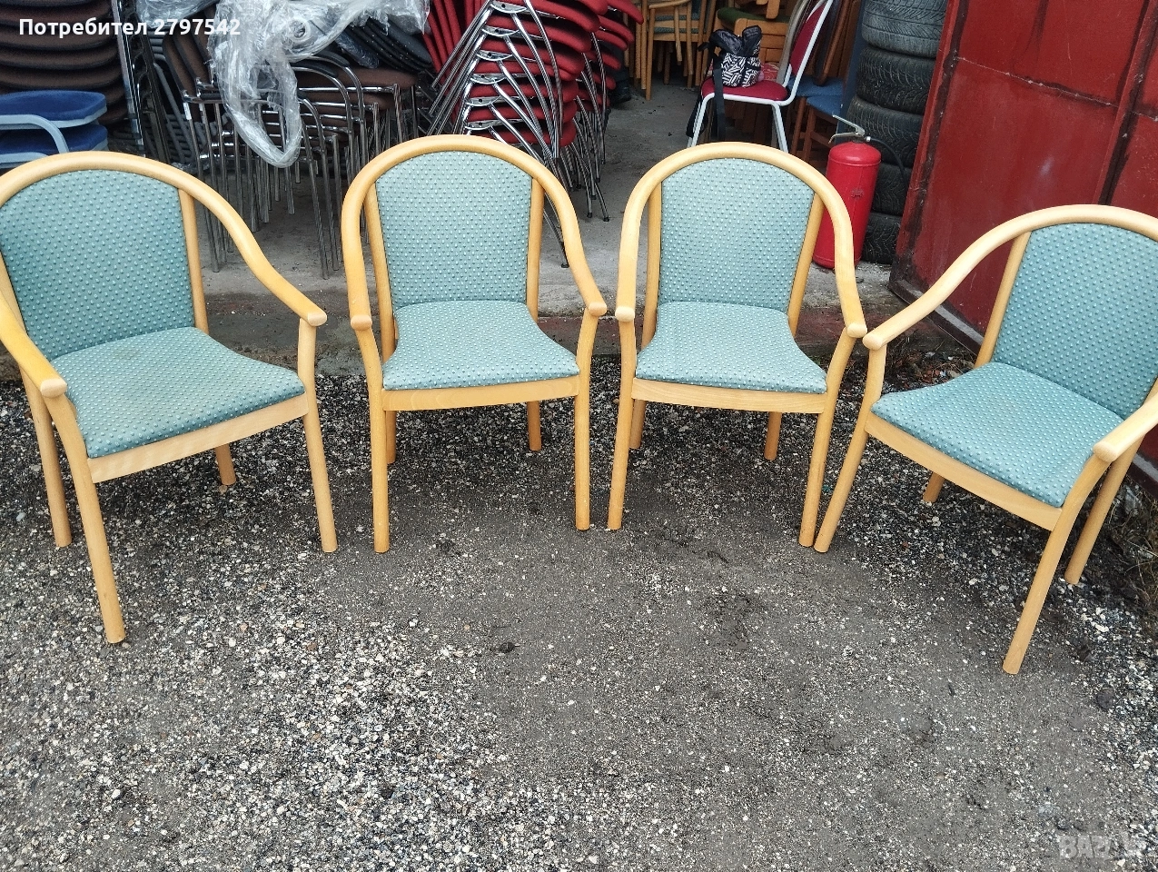 Дървени столове А80, снимка 1