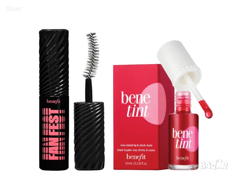 benefit Benetint 6ml and Mini Mascara - Fan Fast

, снимка 1