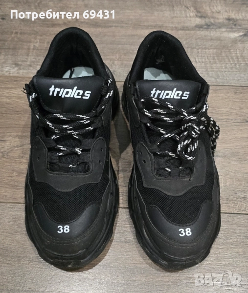 Обувки спортни черни , снимка 1