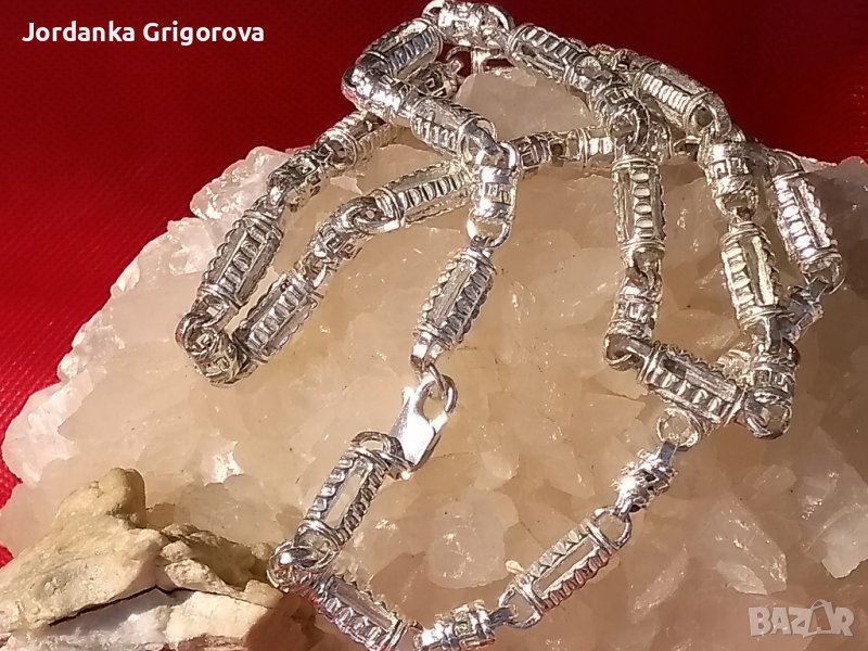 Сребърен ланец проба 925, снимка 1