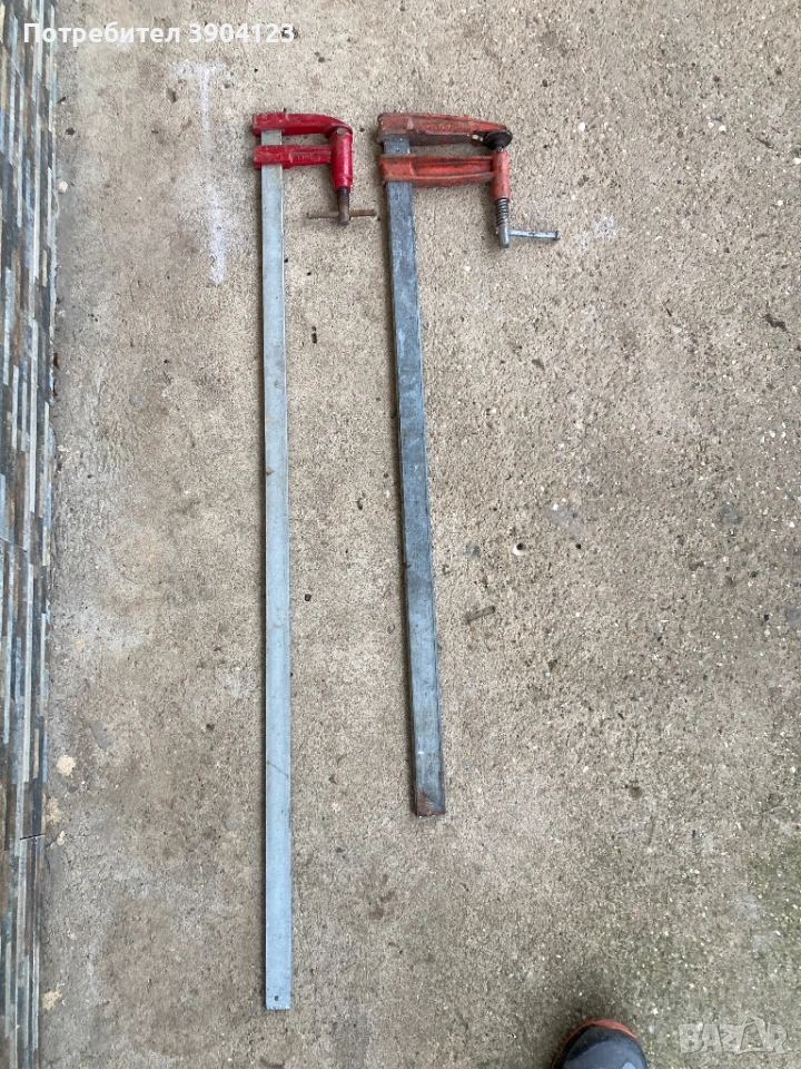 Стяги винтови дърводелсски 80 и 100см, снимка 1