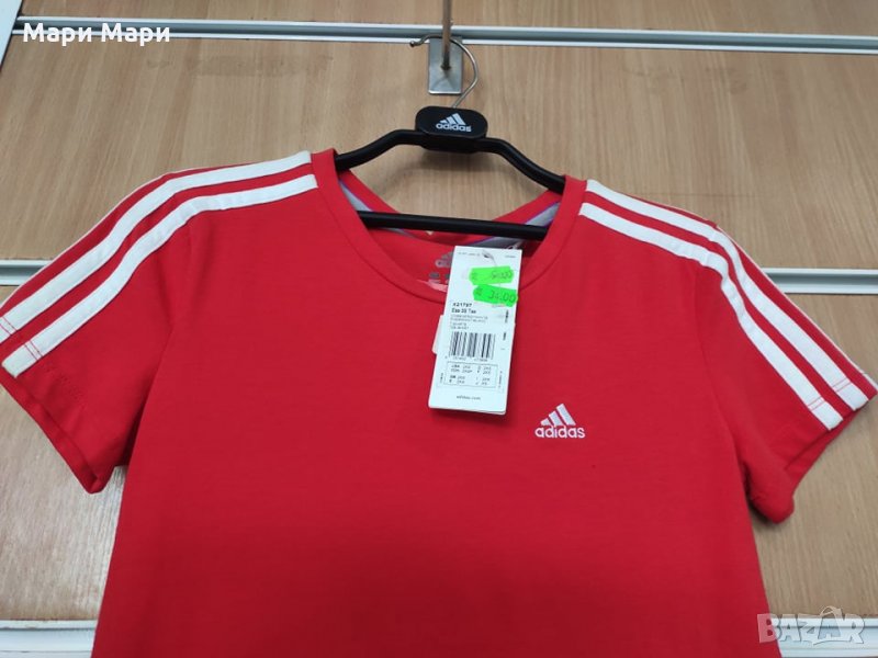 Adidas дамска червена блуза 2ХS;М, снимка 1
