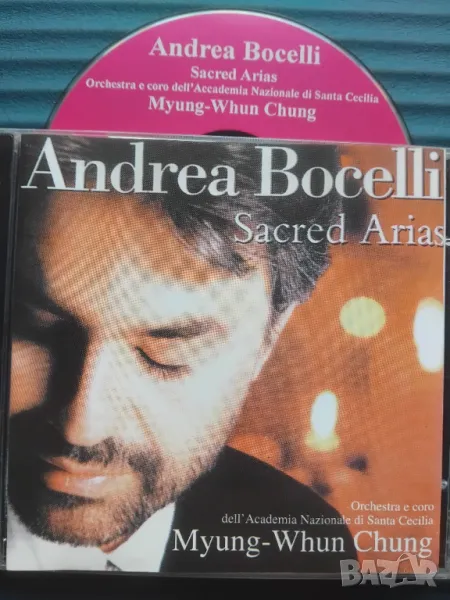 Andrea Bocelli – Sacred Arias - матричен диск класическа музика, снимка 1