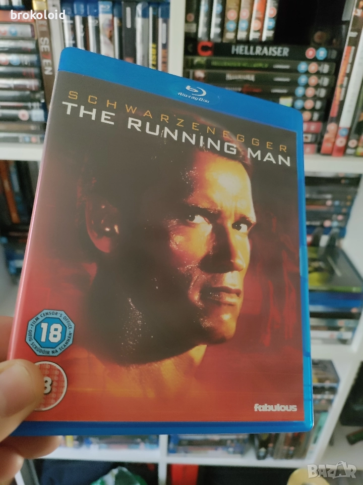 Running Man - Бягащият човек с Арнолд Шварценегер - 1987 с английски субтитри Стивън Кинг , снимка 1