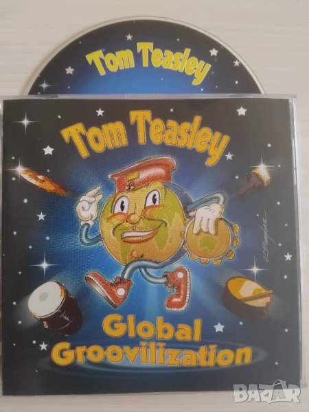 Tom Teasley ‎– Global Groovilization - оригинален аудио диск, снимка 1