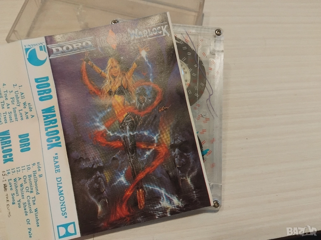 Doro & Warlock – Rare Diamonds - аудио касета Unison, снимка 1