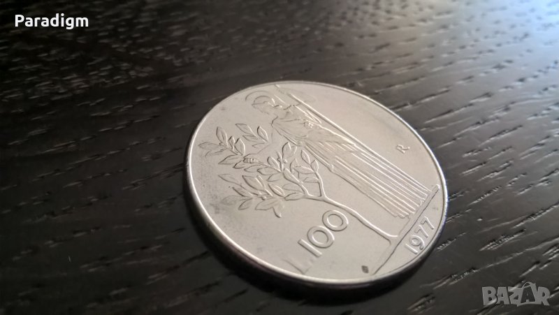 Монета - Италия - 100 лири | 1977г., снимка 1