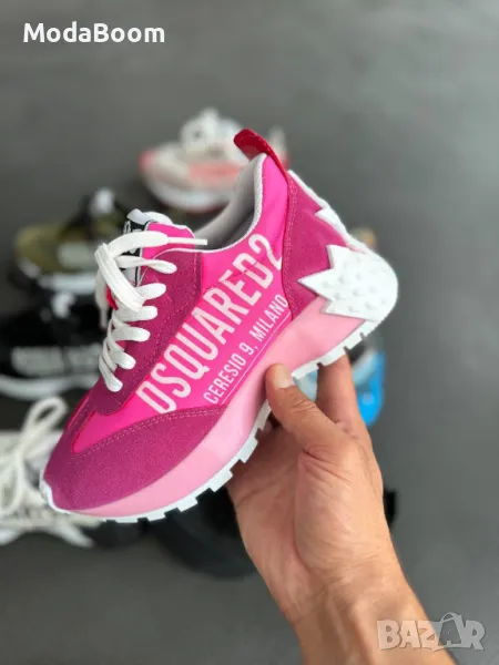 DSQUARED2 розови дамски маратонки , снимка 1