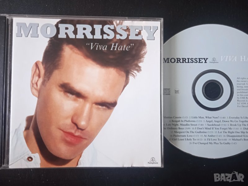 Morrissey ‎– Viva Hate - оригинален диск, снимка 1