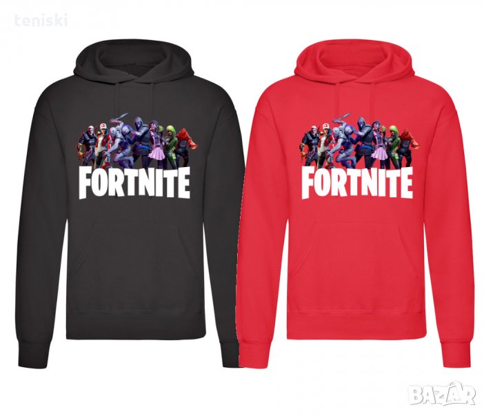 Геймърски суичър Fortnite принт Мъжки и детски 2 модела, снимка 1
