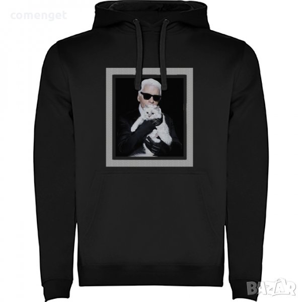 НОВО 2022! Суичъри Hoodie LOVE CAT KARL. Или поръчай с ТВОЯ идея! , снимка 1