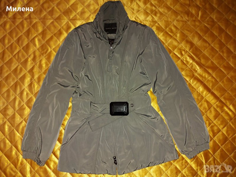 Дамско яке ZARA, размер S, цвят сив, снимка 1