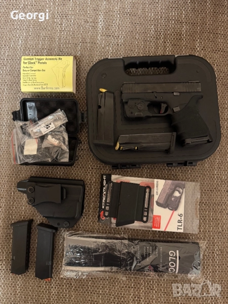 Боен пистолет Glock 43X Rail 9x19, снимка 1