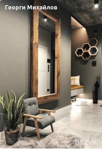 Огледало Рустик стил огледало за коридор,баня,стена ГИГАНТСКО ОГЛЕДАЛО, снимка 1
