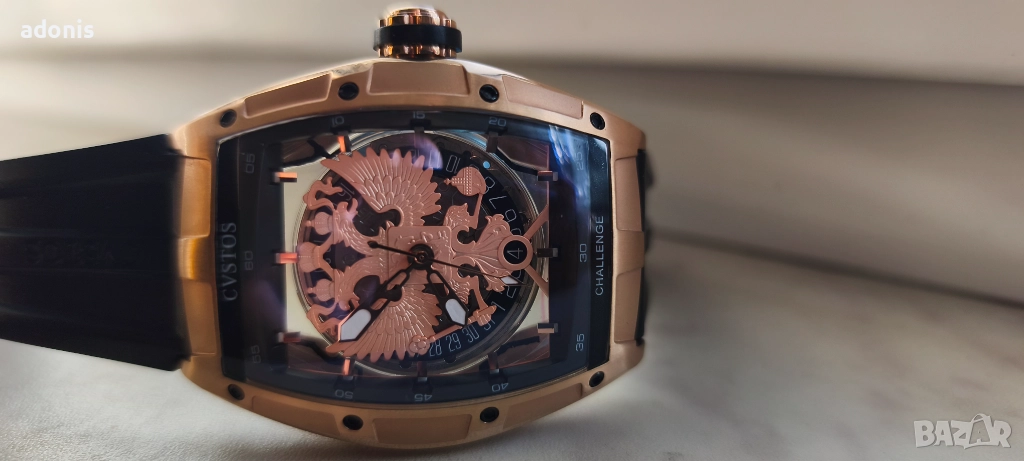 Cvstos challenge Eagle Proud to be Russion automatic mechanical watch. Автоматичен механичен , снимка 1