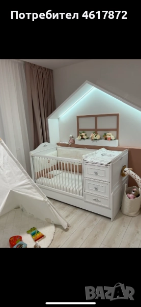 Трансформиращо Бебешко/Детско Легло тип къщичка Cilek, снимка 1