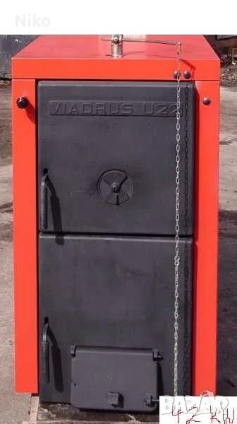 Чугунен котел на твърдо гориво Виадрус/Viadrus  Виадрус 42kw, снимка 1