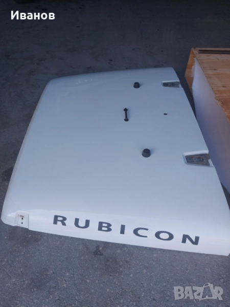Jeep Wrangler Rubicon - преден оригинален капак-бял, снимка 1