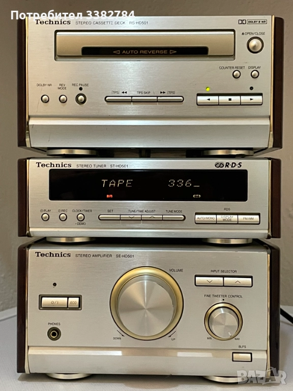 Стерео уредба Techics SE-HD501/ST-HD501/RS-HD501, снимка 1
