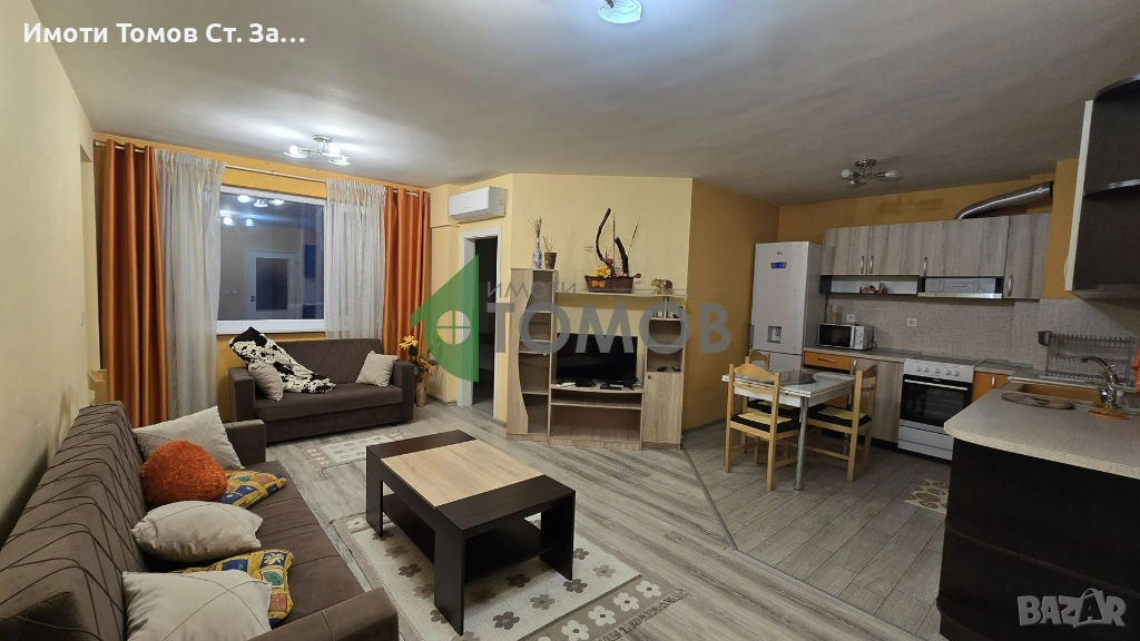 Супер обзаведен тристаен апартамент под наем в кв. Опълченски, снимка 1