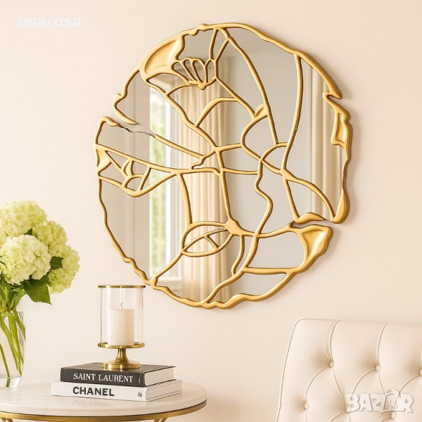 Дизайнерско луксозно огледало, снимка 1