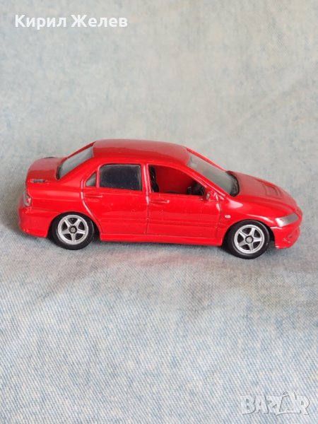 Метална количка MITSUBISHI LANCER EVOLUTION MADE IN CHINA за КОЛЕКЦИЯ ДЕКОРАЦИЯ 37536, снимка 1