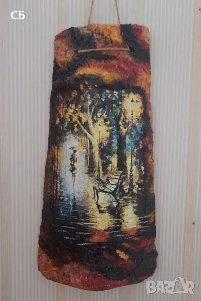 Керемида-декупаж за стена, снимка 1