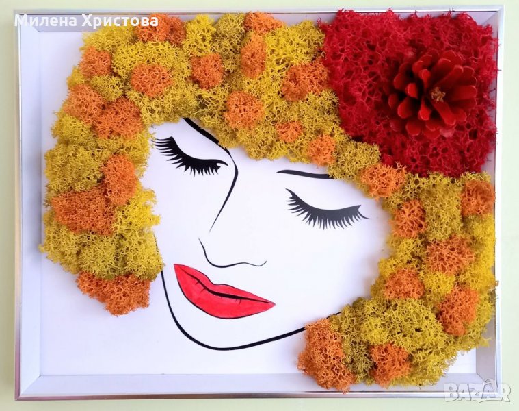 Картина със скандинавски мъх , снимка 1