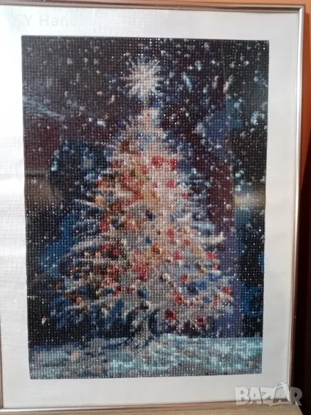 Диамантен гоблен,, Коледна елха,, , снимка 1