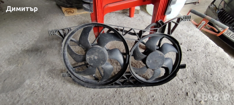 Перки за охлаждане радиатор Рено Еспейс 4, снимка 1