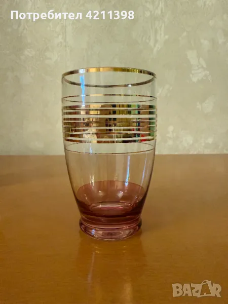 Ретро стъклени чаши, снимка 1