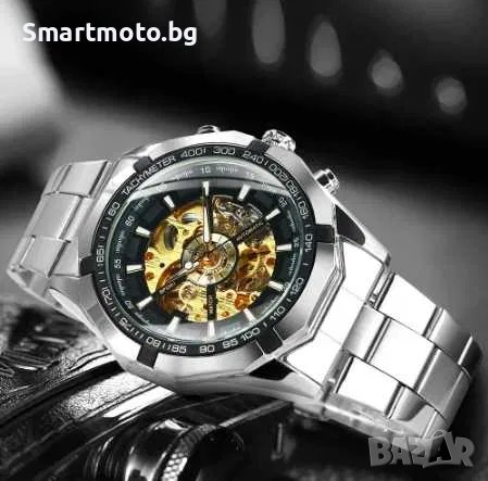 Winner модерен часовник със самонавиващ се механизиъм както и ръчно, снимка 1