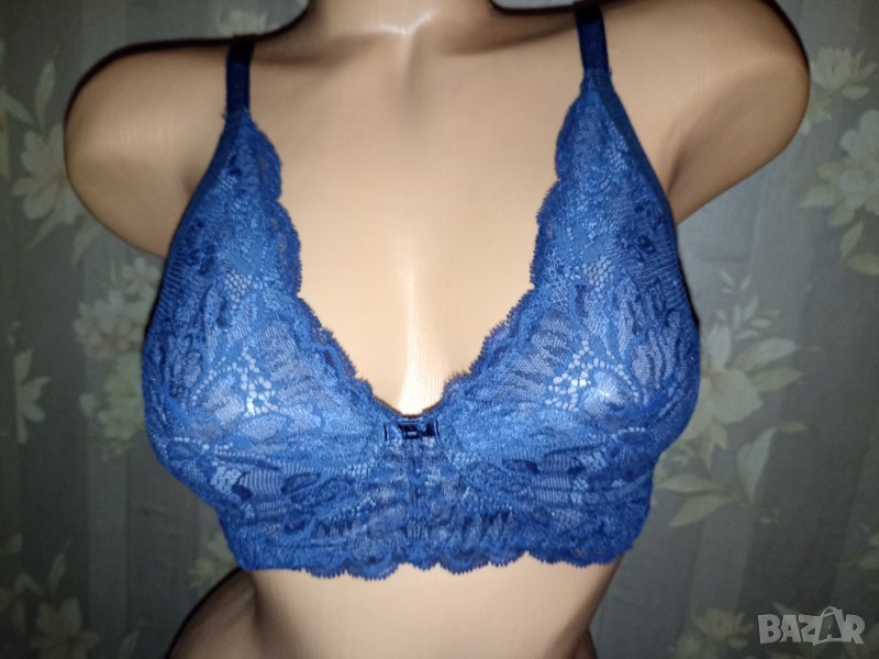 Triumph 75 B- Син сутиен с меки чашки без банели , снимка 1