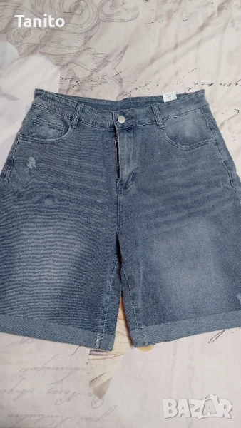 Нови дамски дънкови къси панталони , снимка 1