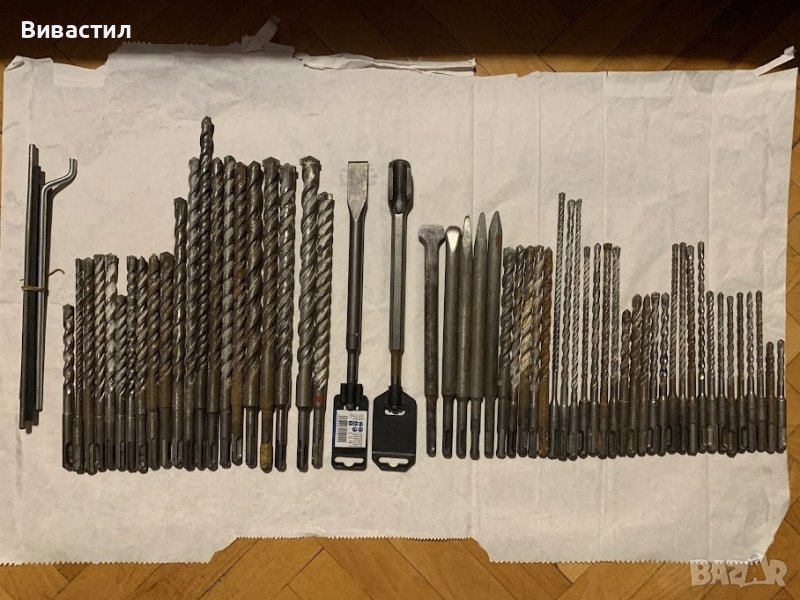 SDS PLUS Бургии,шила и секачи втора употреба и нови, снимка 1