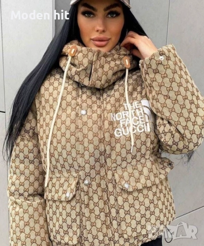 GUCCI & The North Face дамско зимно яке висок клас реплика