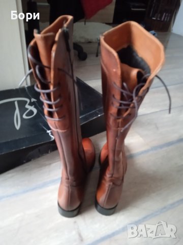 Дамски ботуши естествена кожа нови, снимка 8 - Дамски ботуши - 38819175