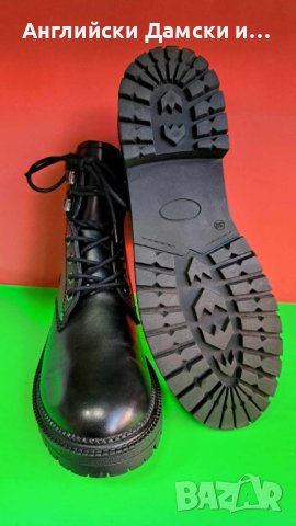 Английски дамски боти естествена кожа-5 AVENUE, снимка 7 - Дамски боти - 42504866