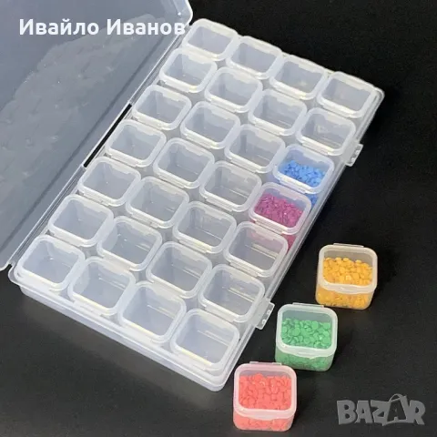 органайзер 28части pvc с капачета в обща кутия, снимка 6 - Други стоки за дома - 50393851