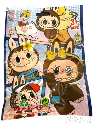 Ключодържател на Лабубу изненада в плик, снимка 2 - Фигурки - 50963543