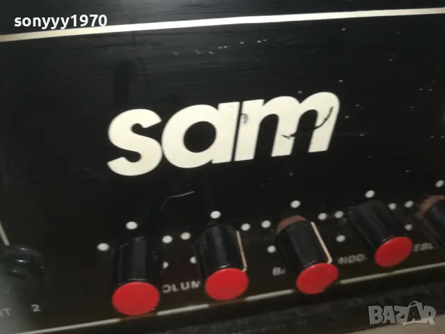 SAM-VINTAGE AMPLIFIER С ЯКИ ТРАНЗОВЕ ОТЗАД 0510241708, снимка 5 - Ресийвъри, усилватели, смесителни пултове - 47473349