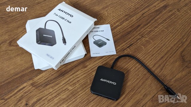 USB C Хъб два порта 4K/60Hz HDMI, 100W PD, USB C 3.0, 2*USB A 3.0, снимка 10 - Други - 42200269