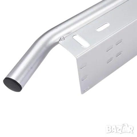 Сребриста стойка за халогени и LED бар 60 cm, снимка 2 - Аксесоари и консумативи - 55864063