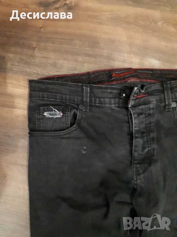 Дънки черни мъжки , снимка 5 - Дънки - 31366254