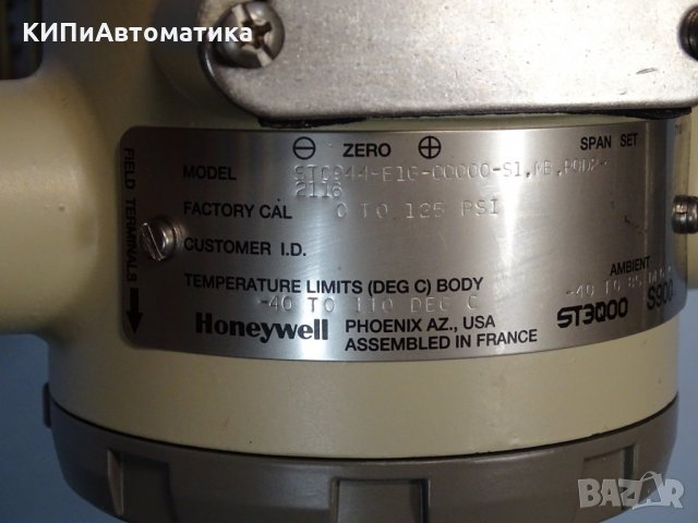 трансмитер Honeywell ST3000 S900 STG944-E1G Pressure Transmitter Ex, снимка 13 - Резервни части за машини - 35136572