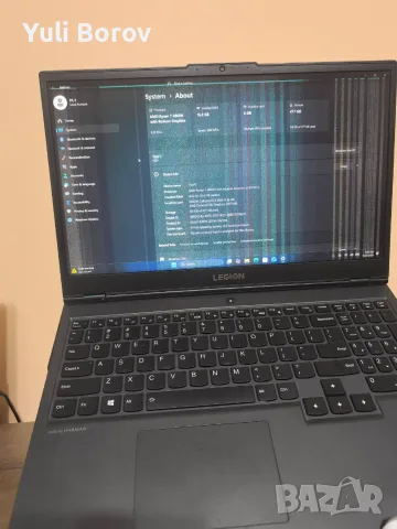 Лаптоп Lenovo Legion 5 + 21' Монитор, снимка 5 - Лаптопи за дома - 56217318