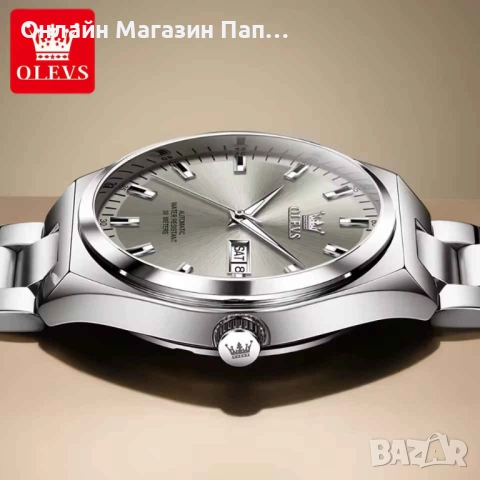 OLEVS 9907 Автоматичен Мъжки Механичен Часовник, снимка 4 - Мъжки - 52426651