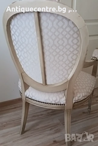 Елегантно кресло , Луи XVI, Франция , снимка 6 - Столове - 51288449