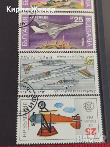 Пощенски марки  смесени серий КОСМОС,САМОЛЕТИ поща България от соца за колекция 29292, снимка 10 - Филателия - 37711885